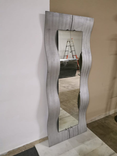 Mid Century Wall Mirror by Lorenzo Burchiellaro italy 1970