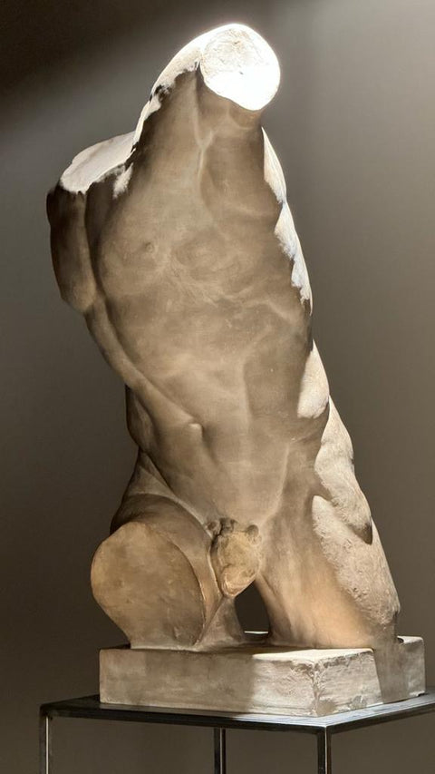 Plaster Cast of 'Gladiatore Borghese" (Late 1970s, Italy)