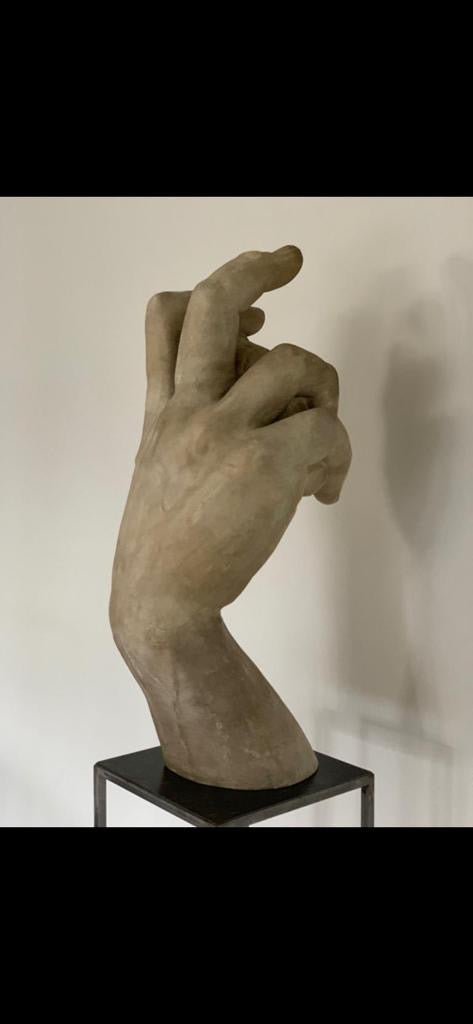 Plaster Cast of David's Hand - Italy 70s