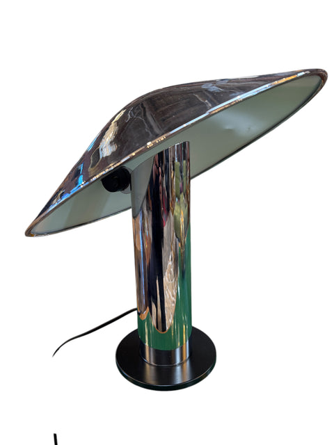 Table lamp in Polisched Chrome by Cini Boeri