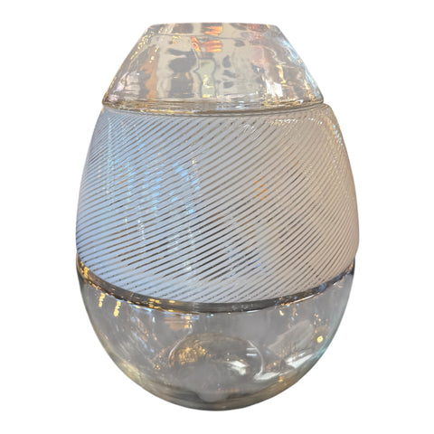 Model LT 353 "Egg" Table Lamp & Vase by Carlo Nason for AV Mazzega
