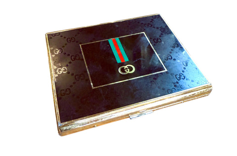 Vintage Gucci Enamel and Gilt Cigarette/Card Case