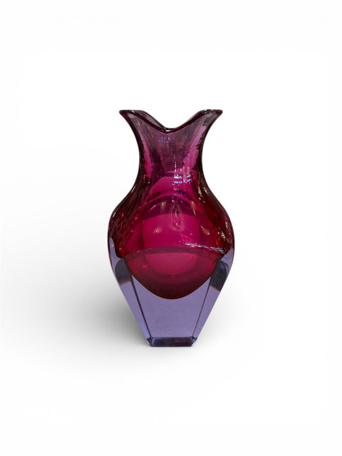 Murano Sommerso Vase by Flavio Poli, Italy, 1970s