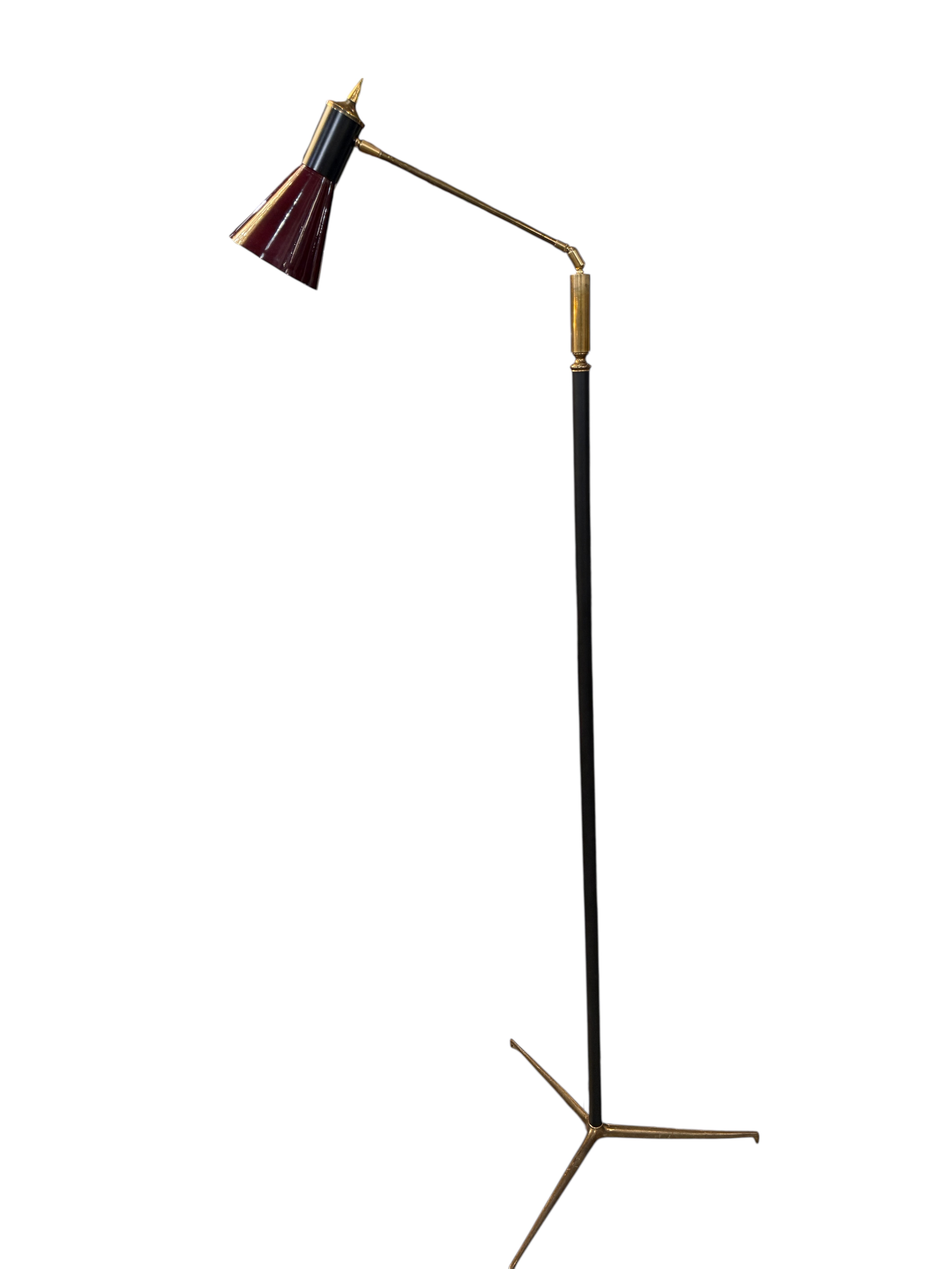 Attributed to Giuseppe Ostuni, Floor Lamp, Italy, 1950s