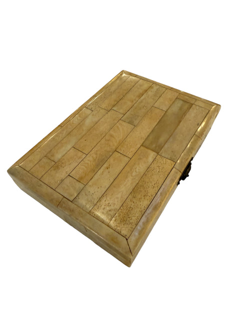 Decorative Box with Black Velvet Interior, 1970s