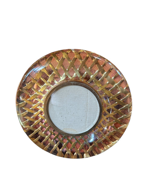 Italian Mid-Century Round Picture Frame , 1970s