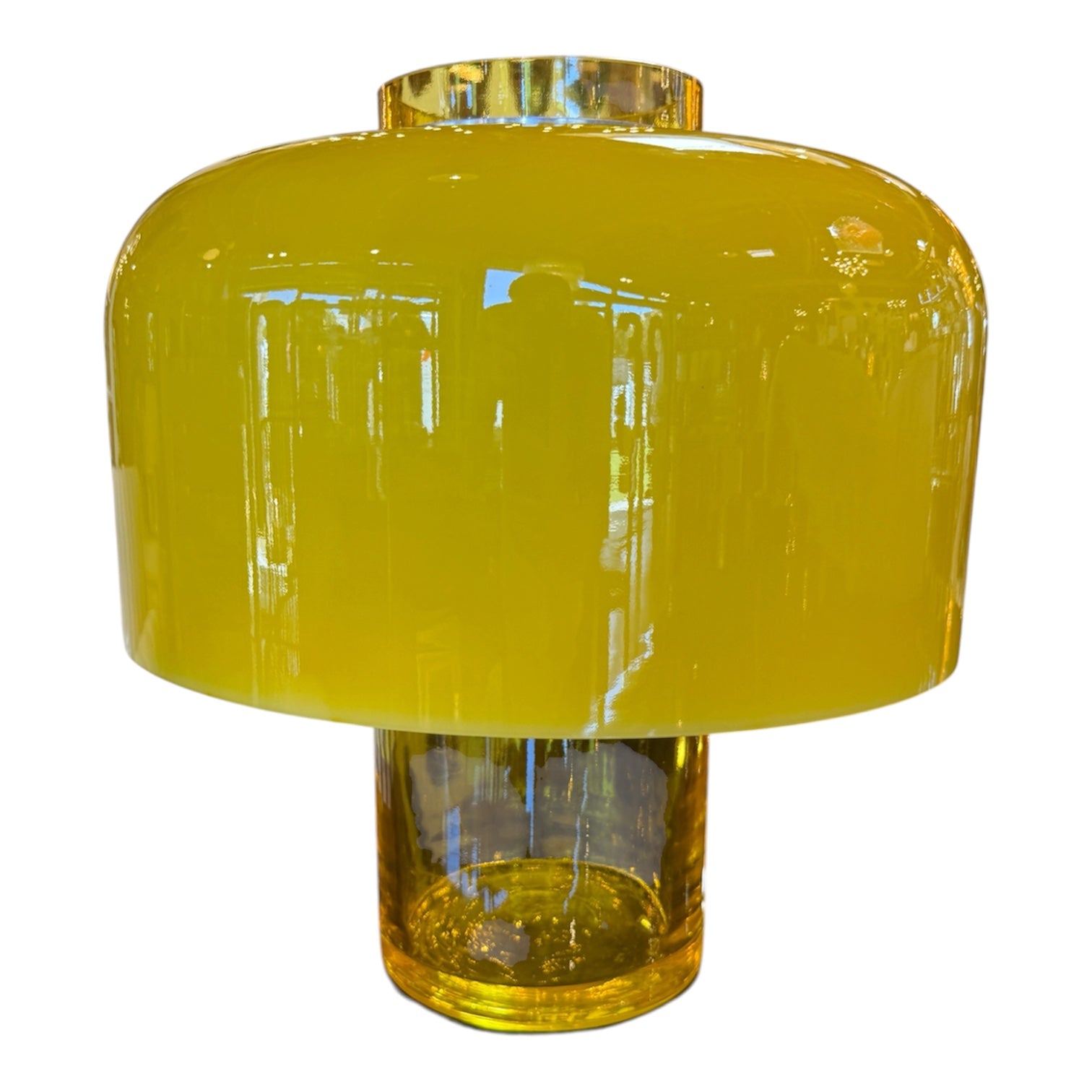 LT226 Murano Glass Table Lamp by Carlo Nason for Mazzega in Yellow