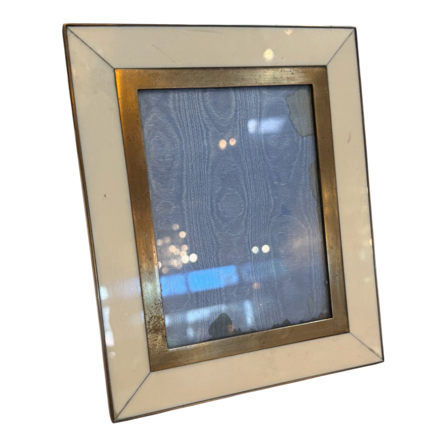 Ivory and Brass Picture Frame