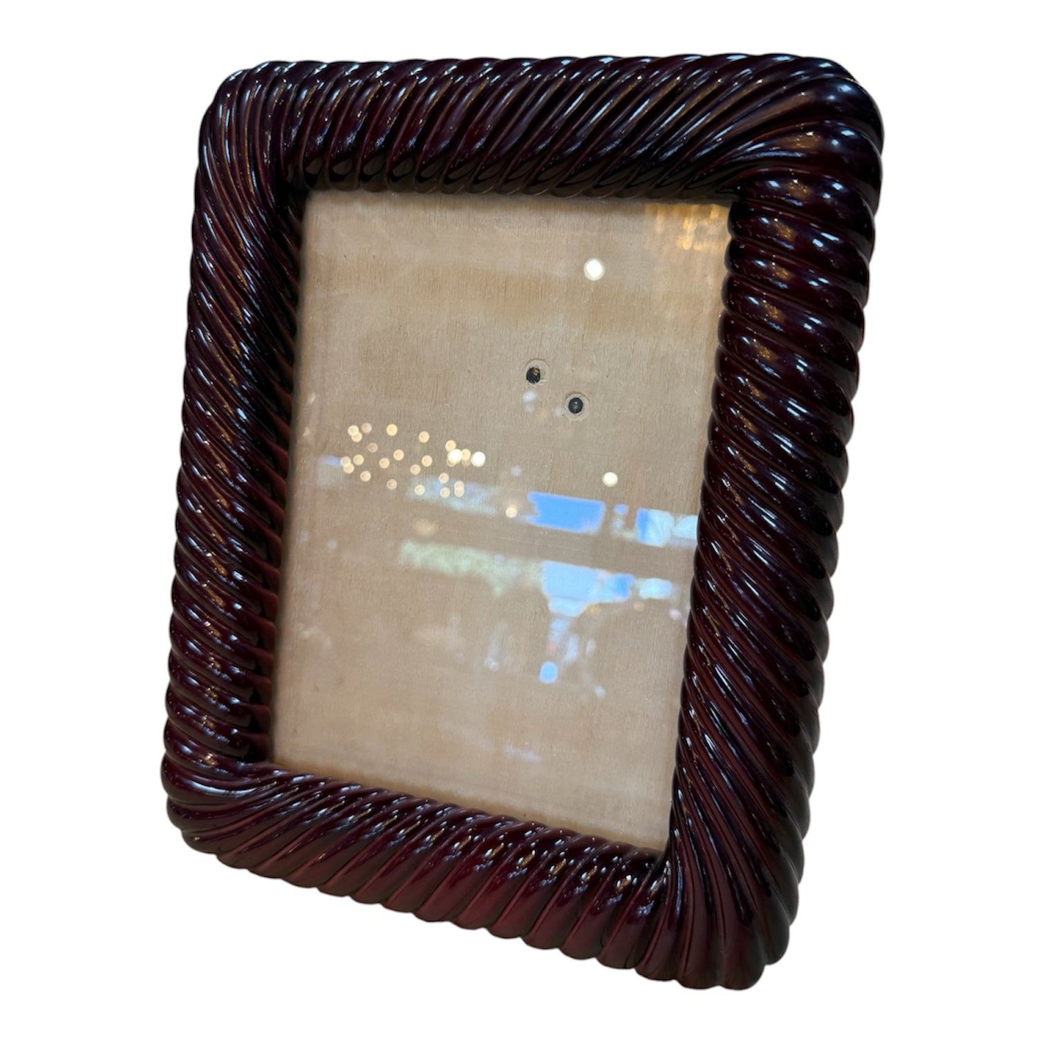 Burgundy Picture Frame Signed Antonio Scarpa