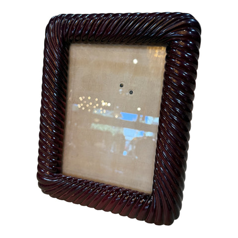 Burgundy Picture Frame Signed Antonio Scarpa