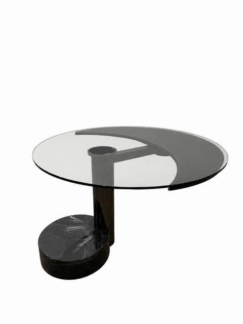 “Moon” Extendable Dining Table by Mario Mazzer for Zanette