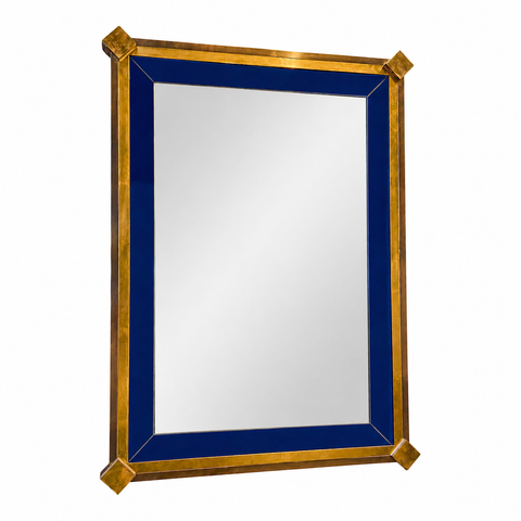 Mid Century Modern Italian Oversize Wall Mirror , Italy 1970