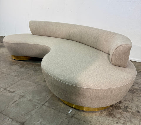 Serpentine Sofa, attributed to Vladimir Kagan, USA, 1980s