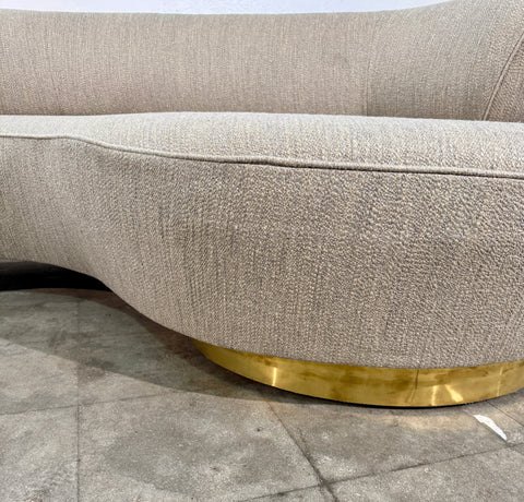 Serpentine Sofa, attributed to Vladimir Kagan, USA, 1980s