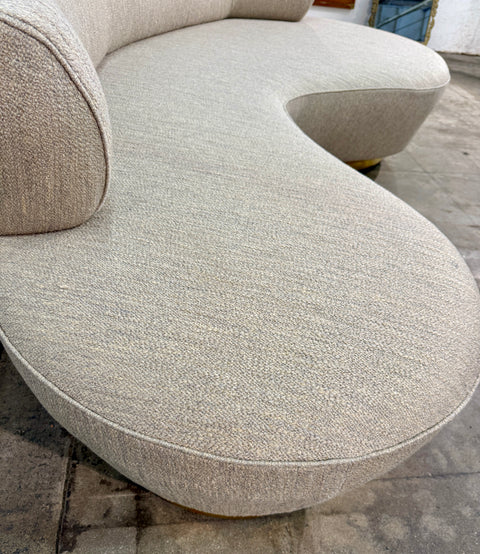Serpentine Sofa, attributed to Vladimir Kagan, USA, 1980s