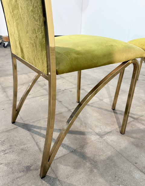 Set of Six Dining Chairs, attributed to Romeo Rega, Italy, 1970s