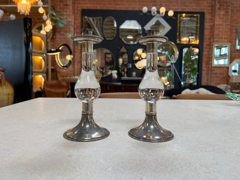 Pair of 2 Vintage  Candlestick By Tommaso Barbi 1960s
