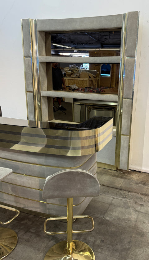 Standing Dry Bar by Willy Rizzo, Italy, 1970s