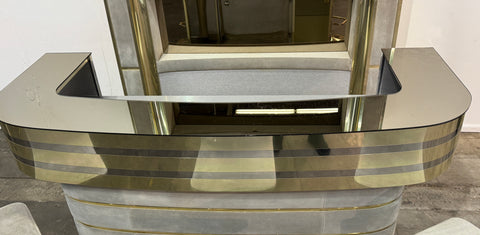 Standing Dry Bar by Willy Rizzo, Italy, 1970s