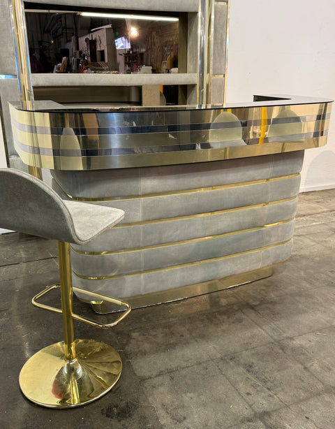 Standing Dry Bar by Willy Rizzo, Italy, 1970s