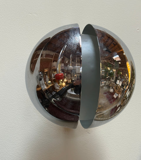 Pair of “Diaframma” Sconces by Fontana Arte, Italy, 1960s