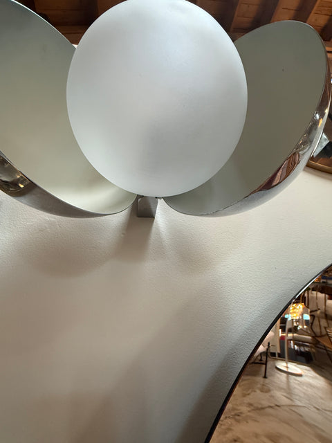 Pair of “Diaframma” Sconces by Fontana Arte, Italy, 1960s