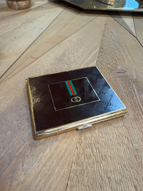 Vintage Gucci Enamel and Gilt Cigarette/Card Case
