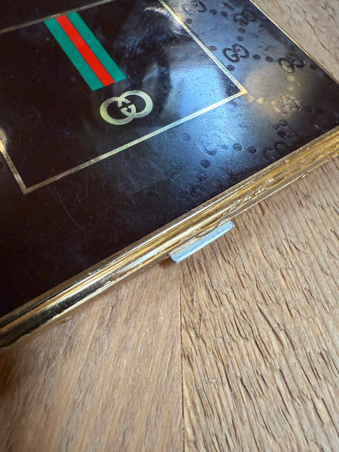 Vintage Gucci Enamel and Gilt Cigarette/Card Case