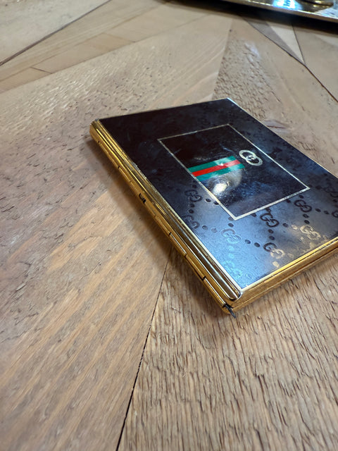 Vintage Gucci Enamel and Gilt Cigarette/Card Case