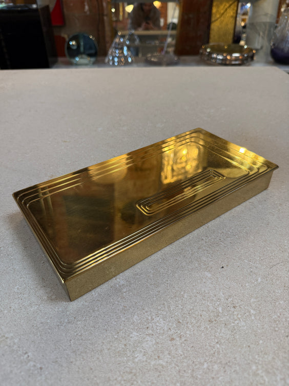 Vintage Brass Rectangular Lidded Box