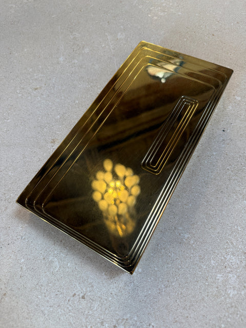 Vintage Brass Rectangular Lidded Box