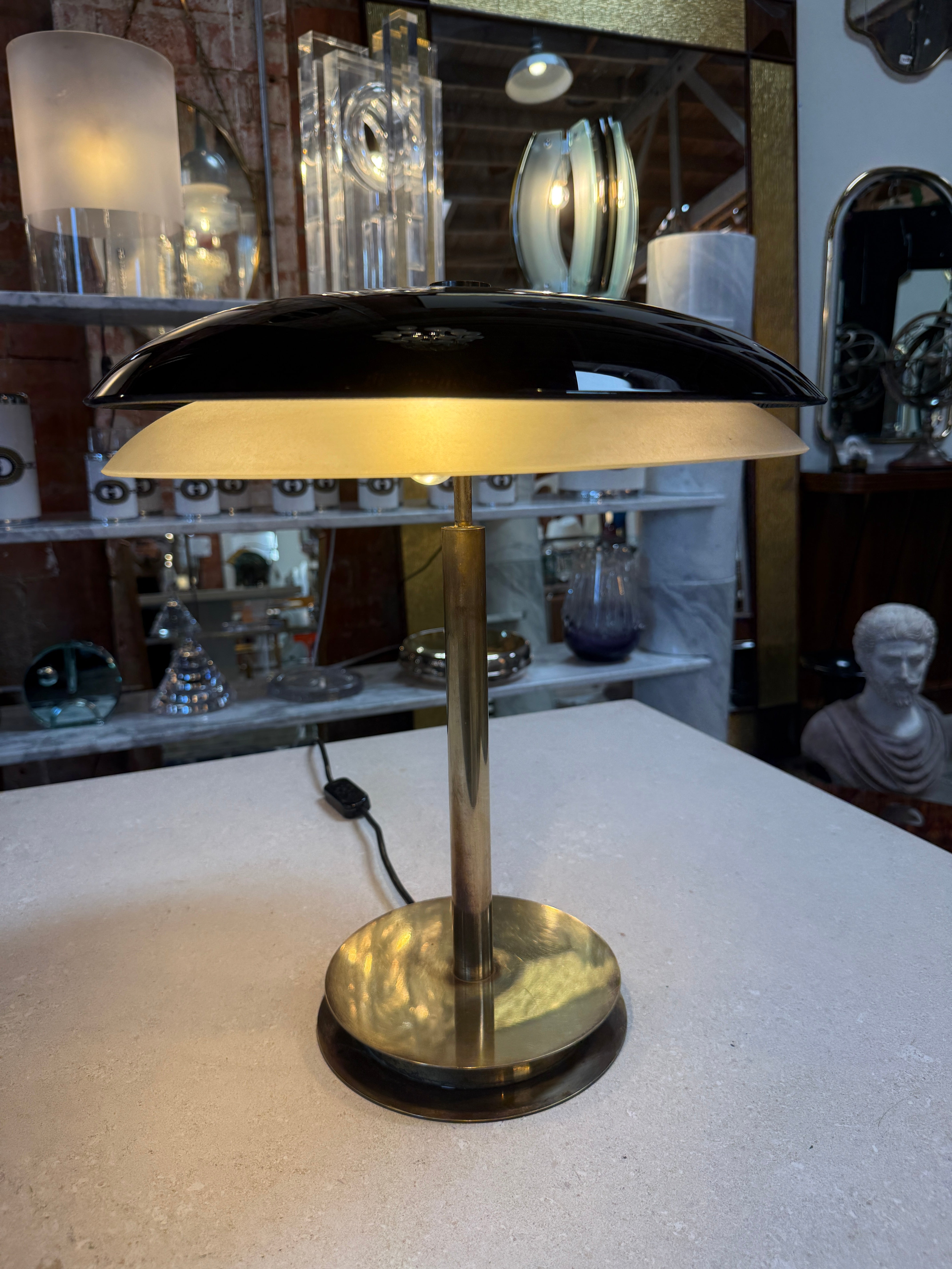Fontana Arte “Bis-Tris” Table Lamp, Italy