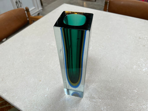 Alessandro Mandruzzato Vintage Murano Vase 1970s