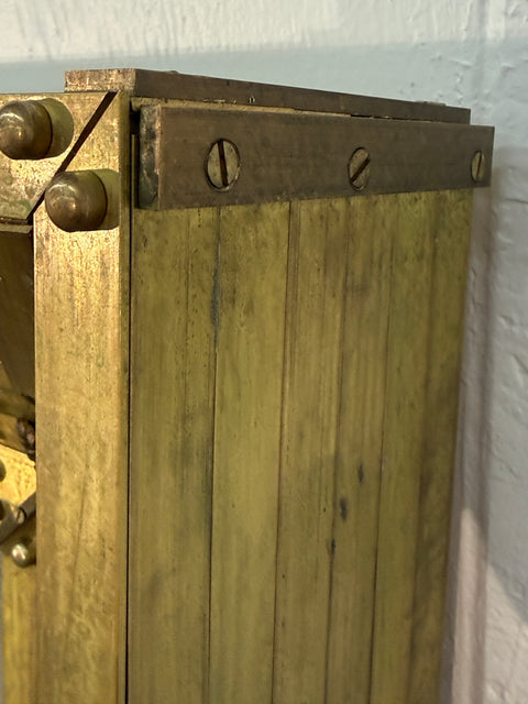 Large Brass Mirror, 20th Century