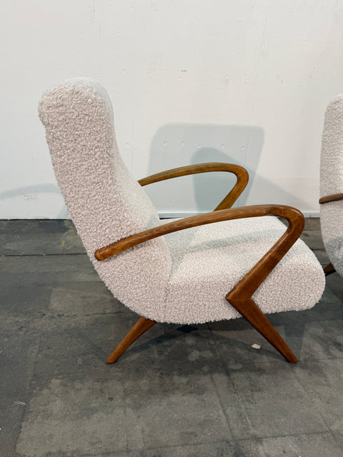 Pair of Italian Armchairs, 20th Century