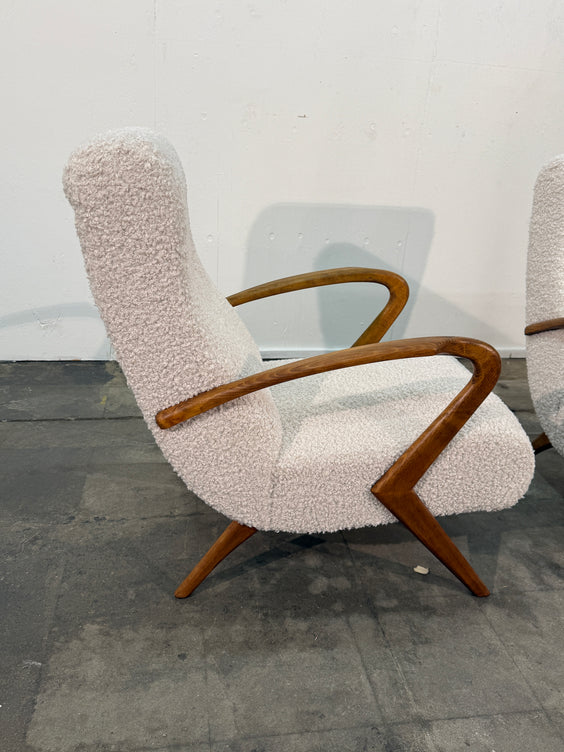 Pair of Italian Armchairs, 20th Century