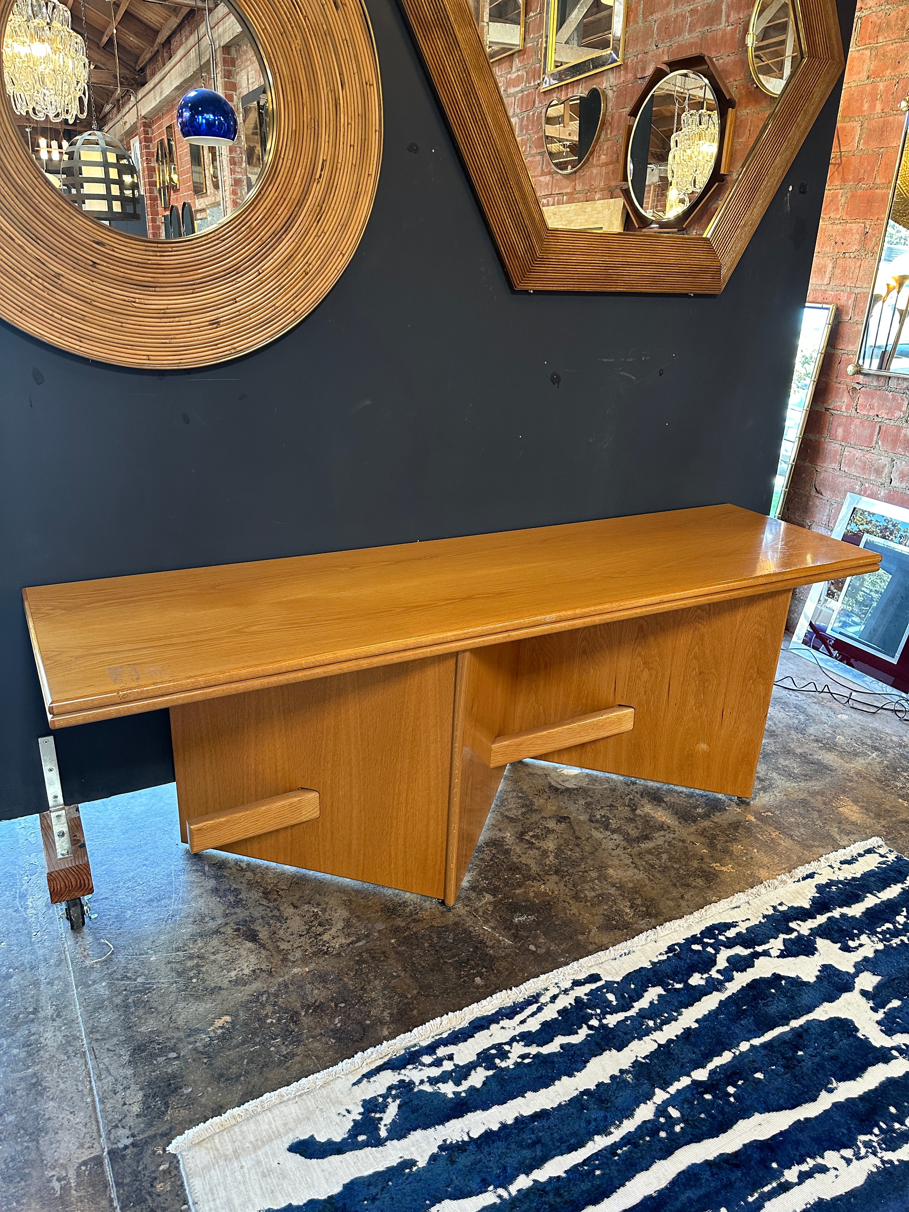 Elegant Italian Mid Century Adjustable Console/Table 1970s