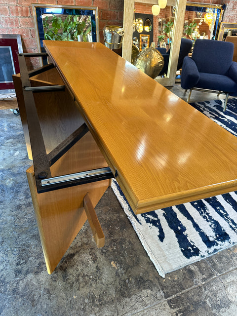 Elegant Italian Mid Century Adjustable Console/Table 1970s