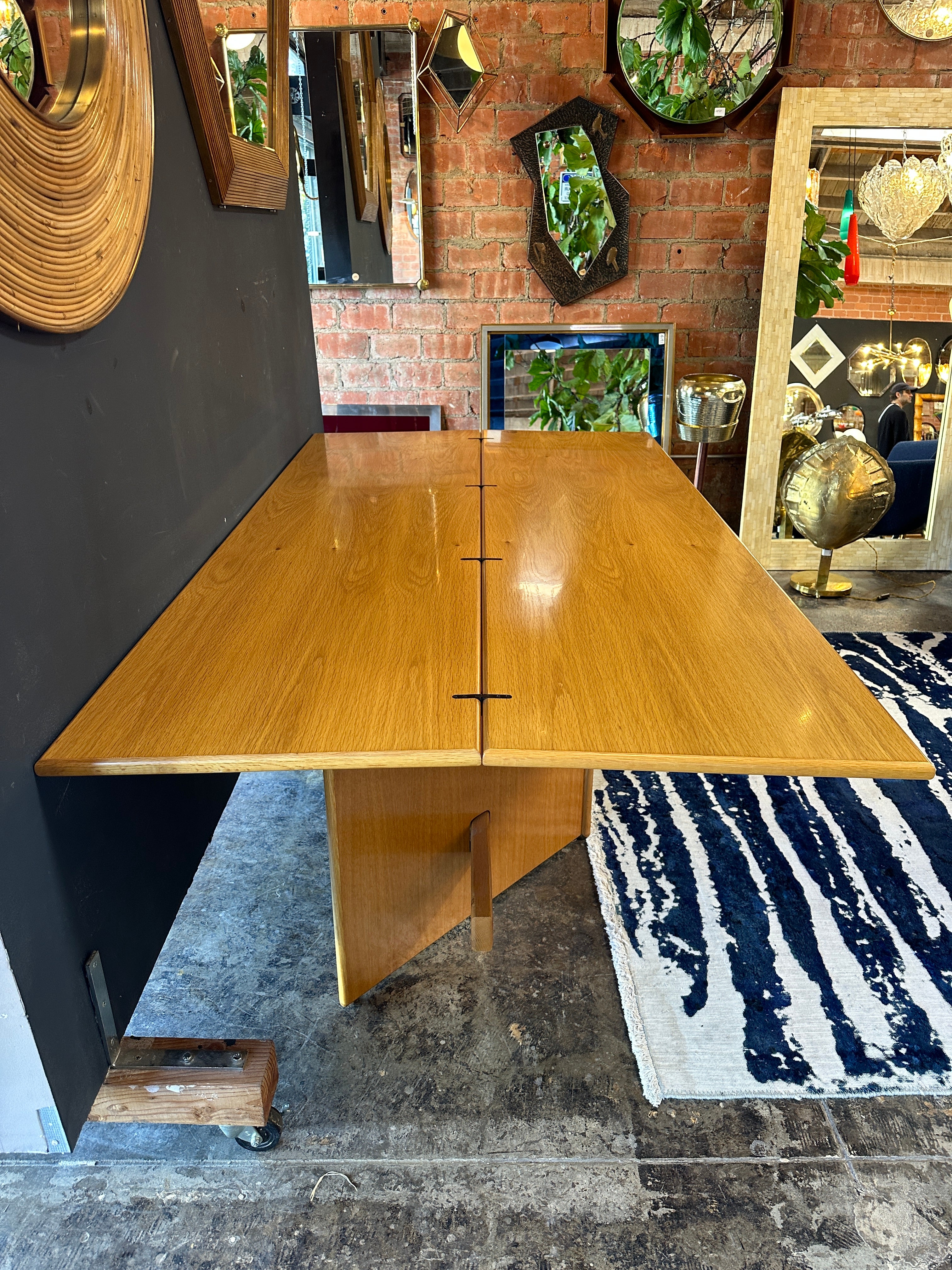 Elegant Italian Mid Century Adjustable Console/Table 1970s