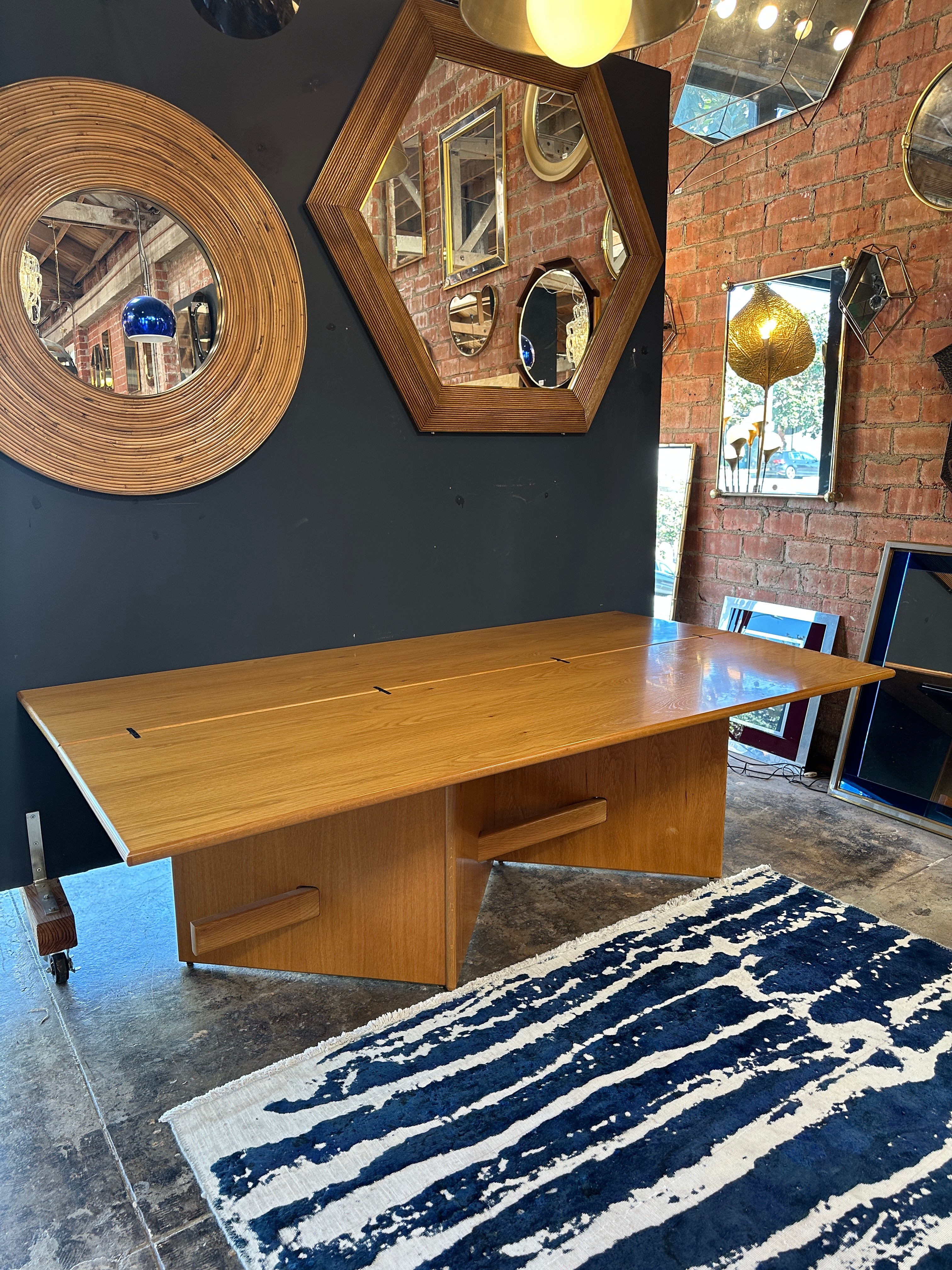 Elegant Italian Mid Century Adjustable Console/Table 1970s