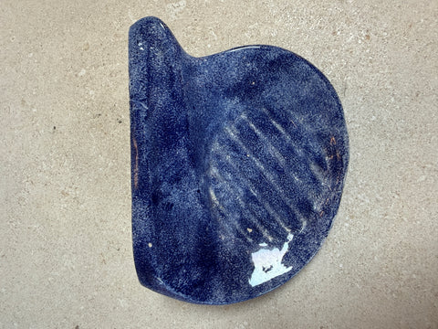 Vintage Blue Ceramic Bathroom Accessory Set (Multi-Piece)