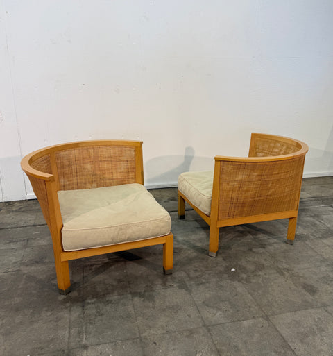 Pair of “Mozart” Lounge Chairs by Antonio Citterio for Flexform, Italy