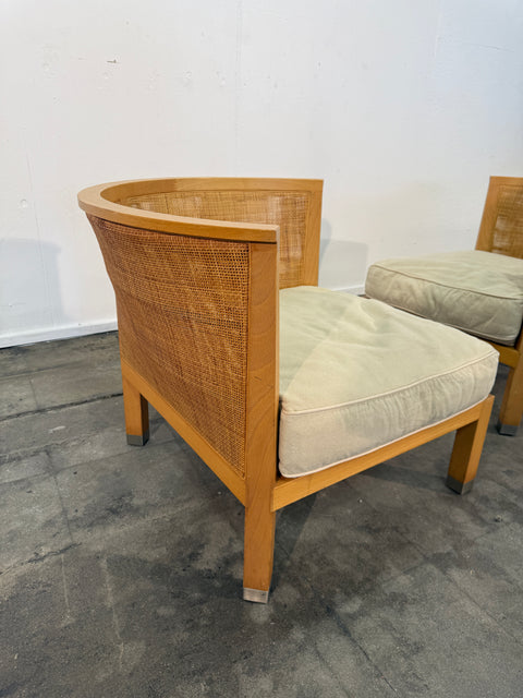 Pair of “Mozart” Lounge Chairs by Antonio Citterio for Flexform, Italy