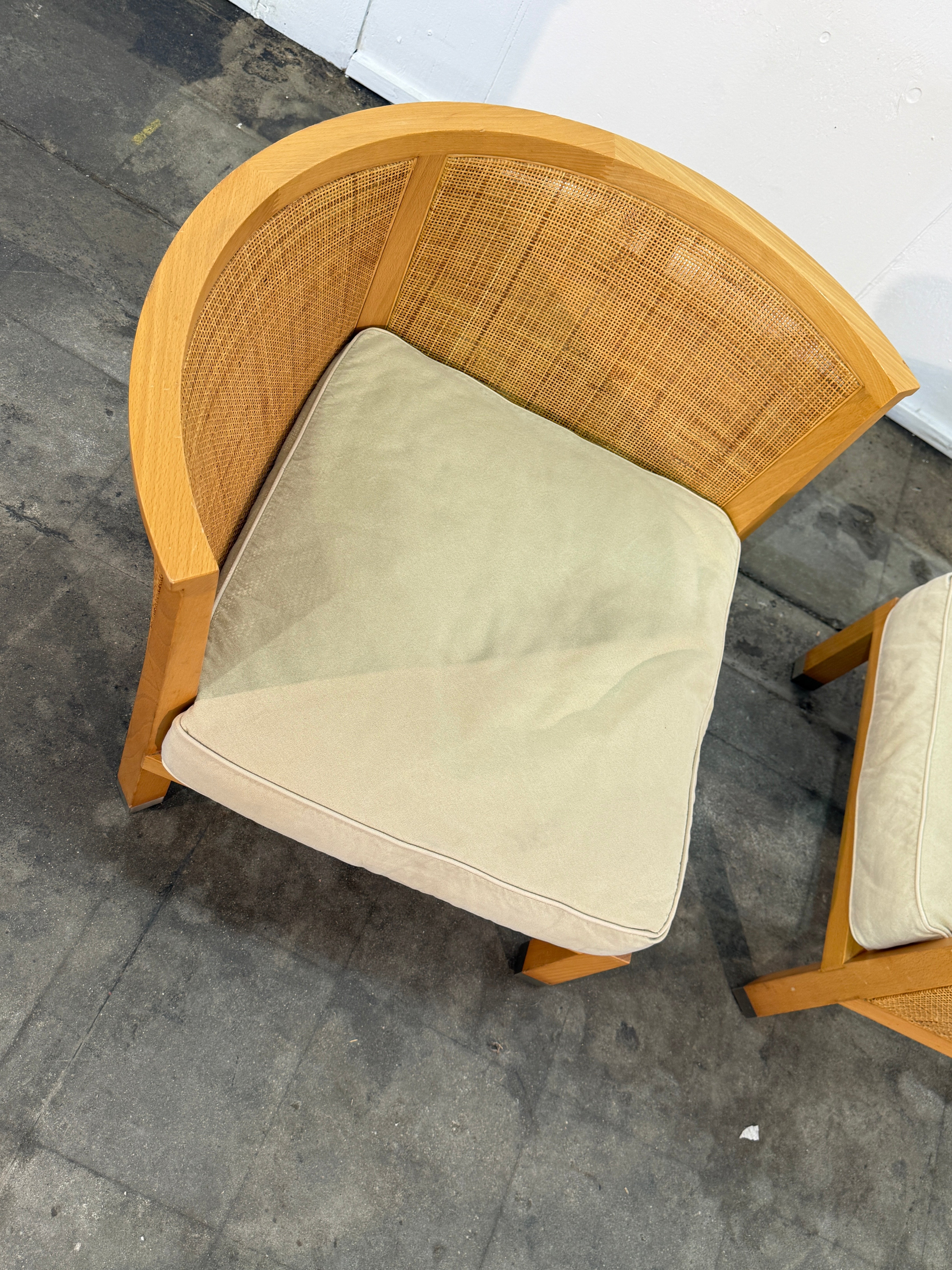 Pair of “Mozart” Lounge Chairs by Antonio Citterio for Flexform, Italy