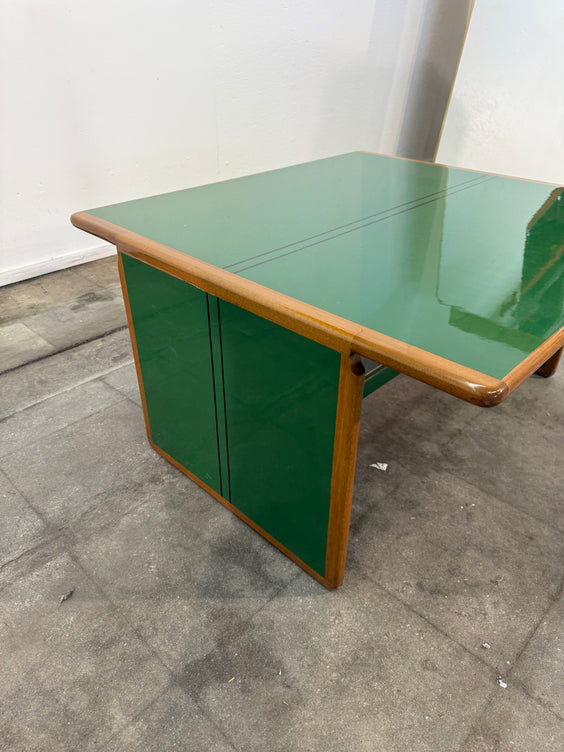 Pair of “Laker” Green Coffee Tables by Afra & Tobia Scarpa, Italy