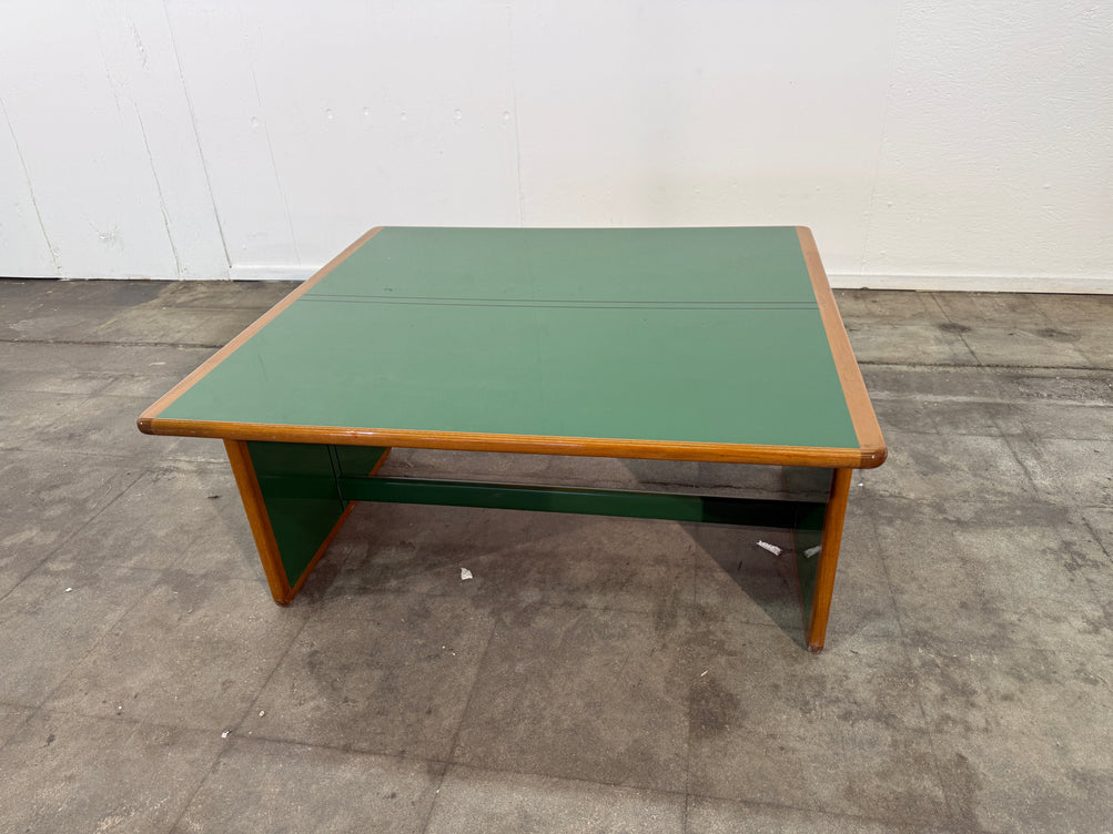 Pair of “Laker” Green Coffee Tables by Afra & Tobia Scarpa, Italy