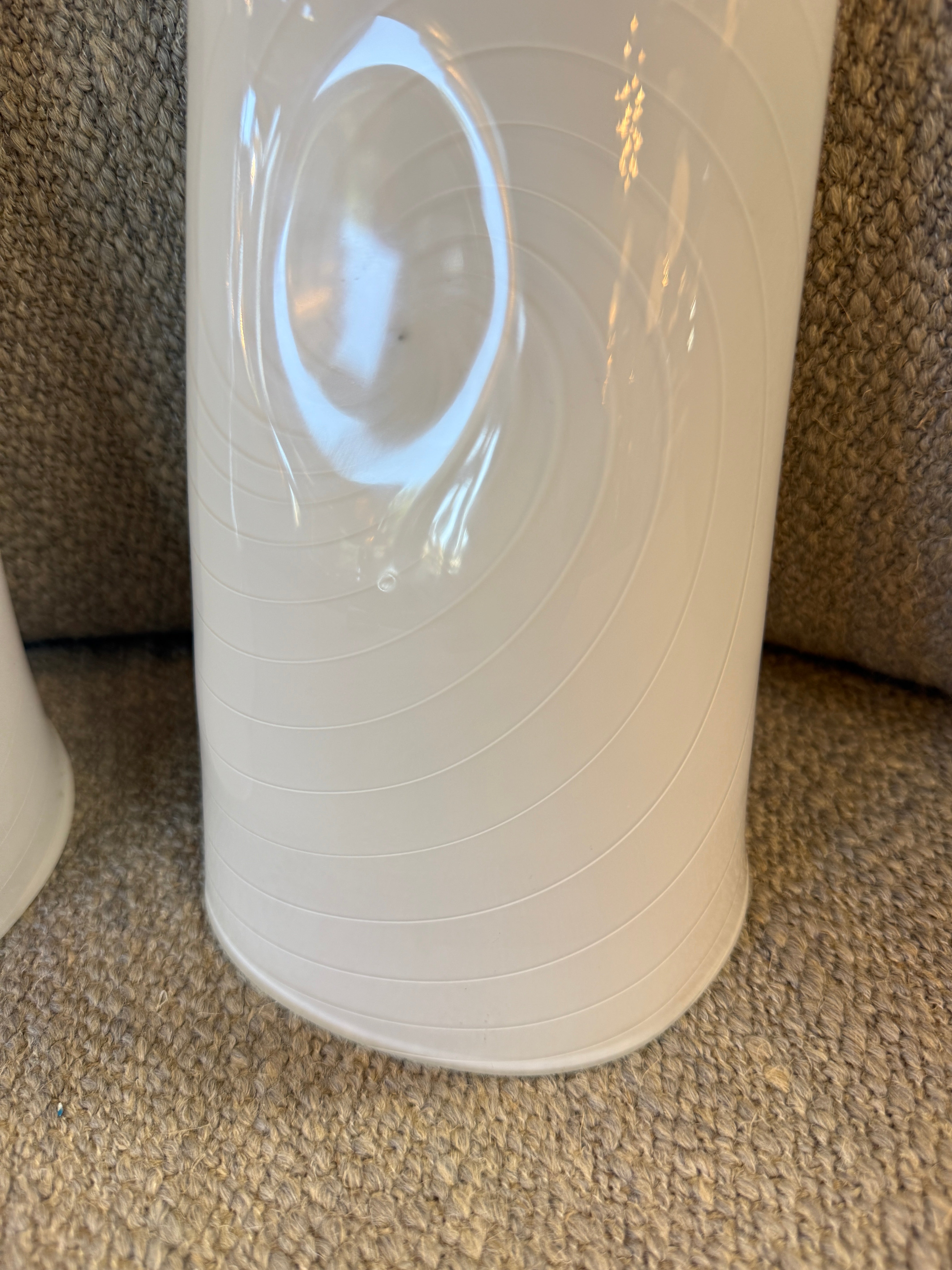 Pair of Murano Spiral Glass Wall Sconces