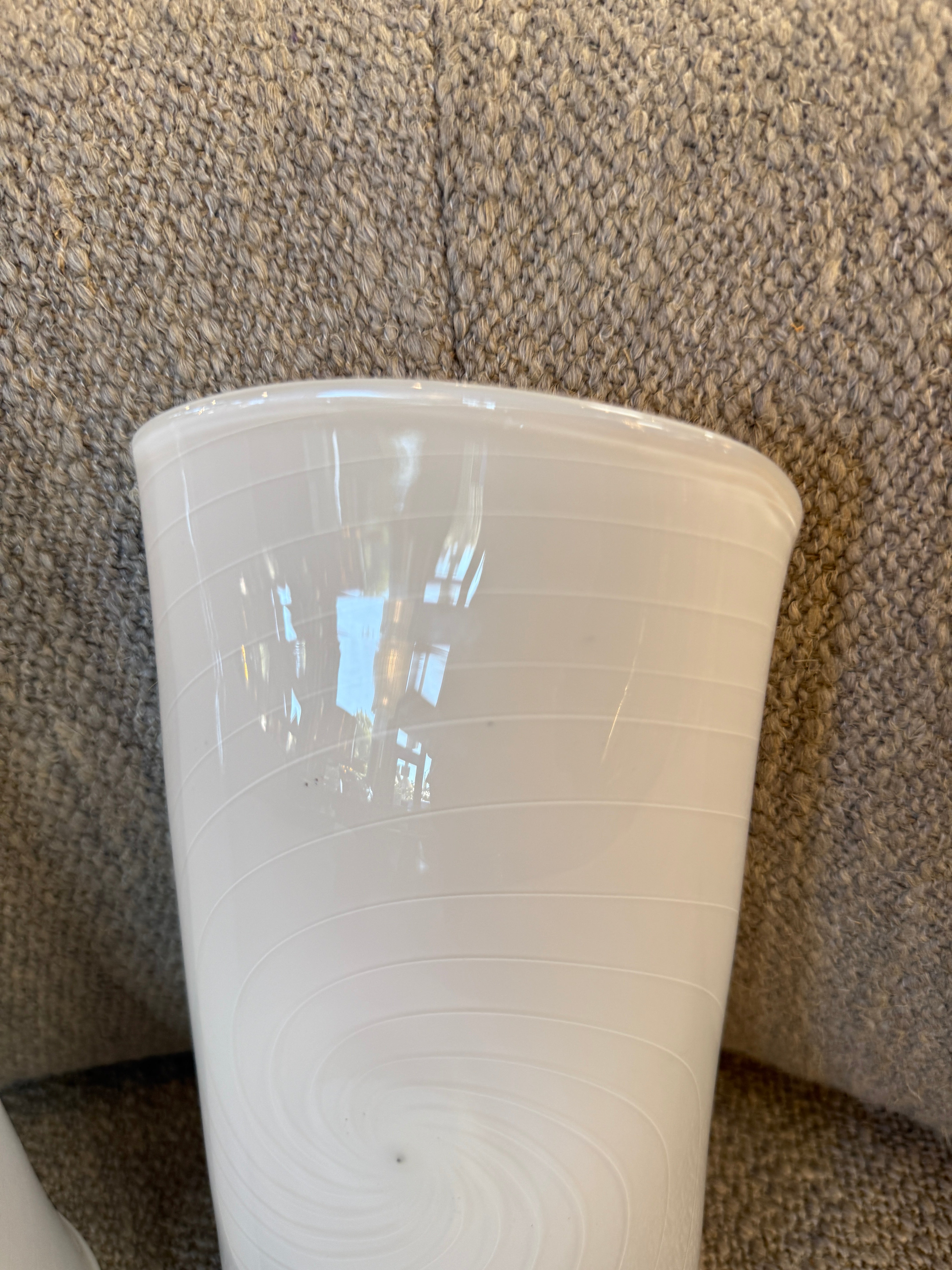 Pair of Murano Spiral Glass Wall Sconces