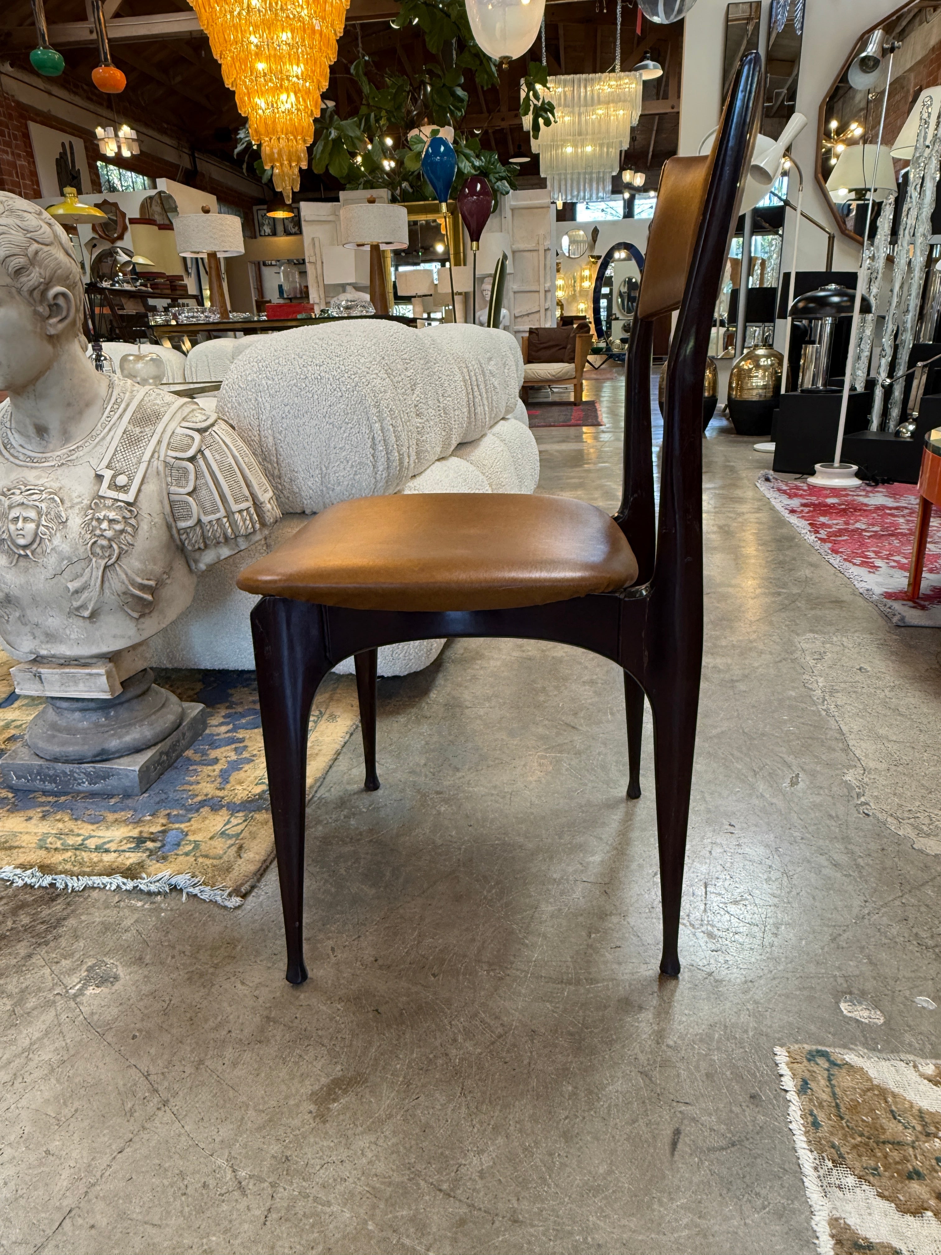 Set of 6 Dining Chairs by Ico Parisi for Ariberto Colombo