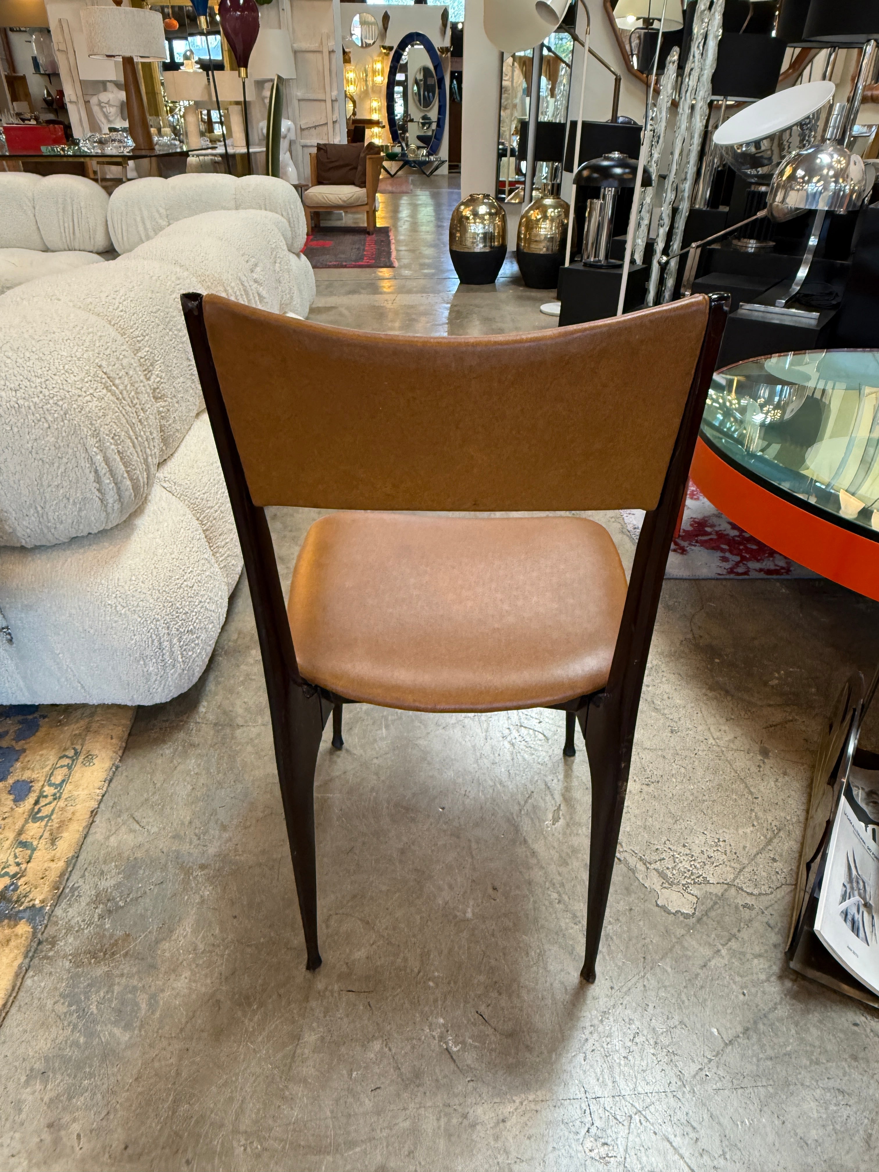 Set of 6 Dining Chairs by Ico Parisi for Ariberto Colombo